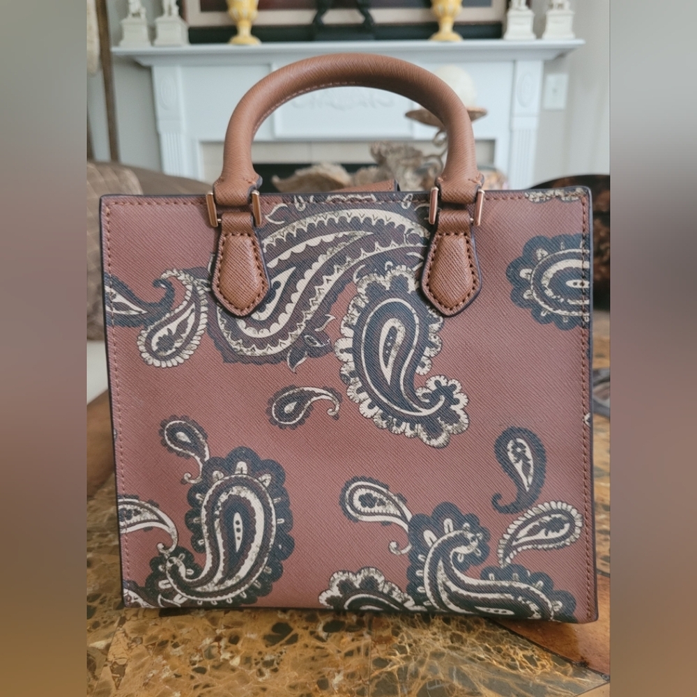 Michael Kors Paisley Brown Handbag - Picture 2 of 8